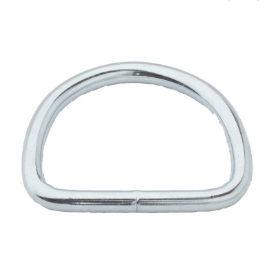 2" D-Ring, 3,250 lb. B/S, White Zinc Coated
