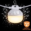 4 Globe 2700K LED Light Set, Straight/White Cable