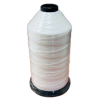Polyester Thread, Size T-90, Bonded, White
