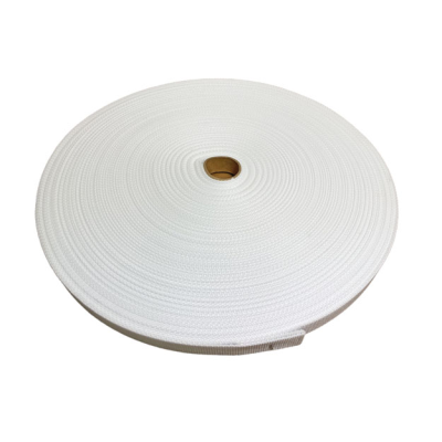 1" Polyester Webbing, 3,500 B/S, White