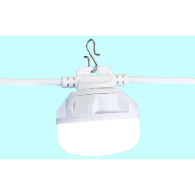 8 Globe LED Light Set, Straight/White Cable