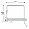 2” Pin & Bail W/Thumb Tab
