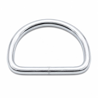 2" D-Ring, 3,250 lb. B/S, White Zinc Coated